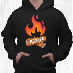 Master Of The Campfire Funny Camper Outdoor Camping Lover Shirt