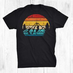 Mountains Vintage Camping Shirt