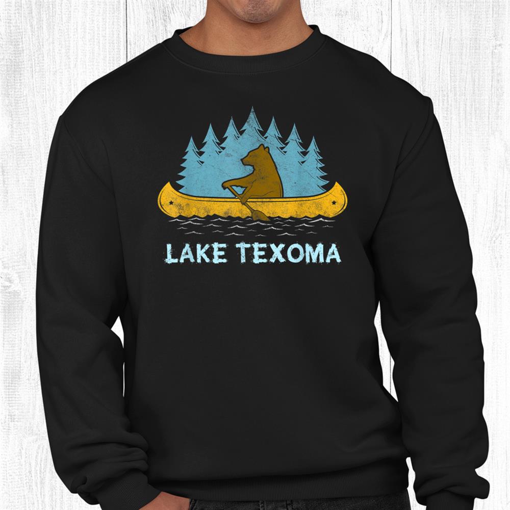Norris Lake Lake Bear Canoe Outdoor Hiking Camping Retro Shirt