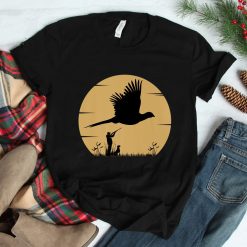 Pheasant Hunting Sunset Pheasant Hunt Upland Birds Hunter Shirt