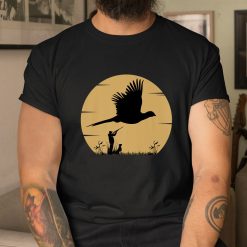 Pheasant Hunting Sunset Pheasant Hunt Upland Birds Hunter Shirt