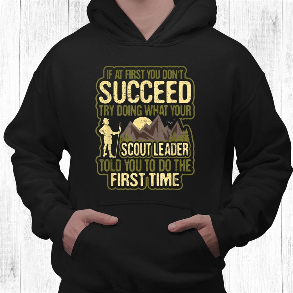 Scout Leader Shirt Cub Camping Boy Hiking Scouting Shirt