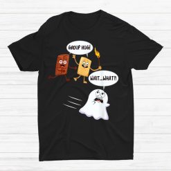 Smores Smores Marshmallow Ghost Funny Halloween Camping Shirt