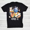 Teacher Preschool Love Pre K Funny Easter Bunny Egg Hunting Shirt