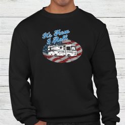 This Is How I Roll Rv Camping Camper Motorhome Flag Shirt