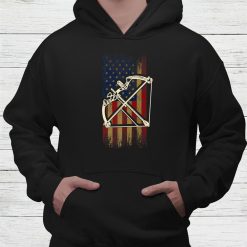 Us Flag Bow American Hunting Shirt