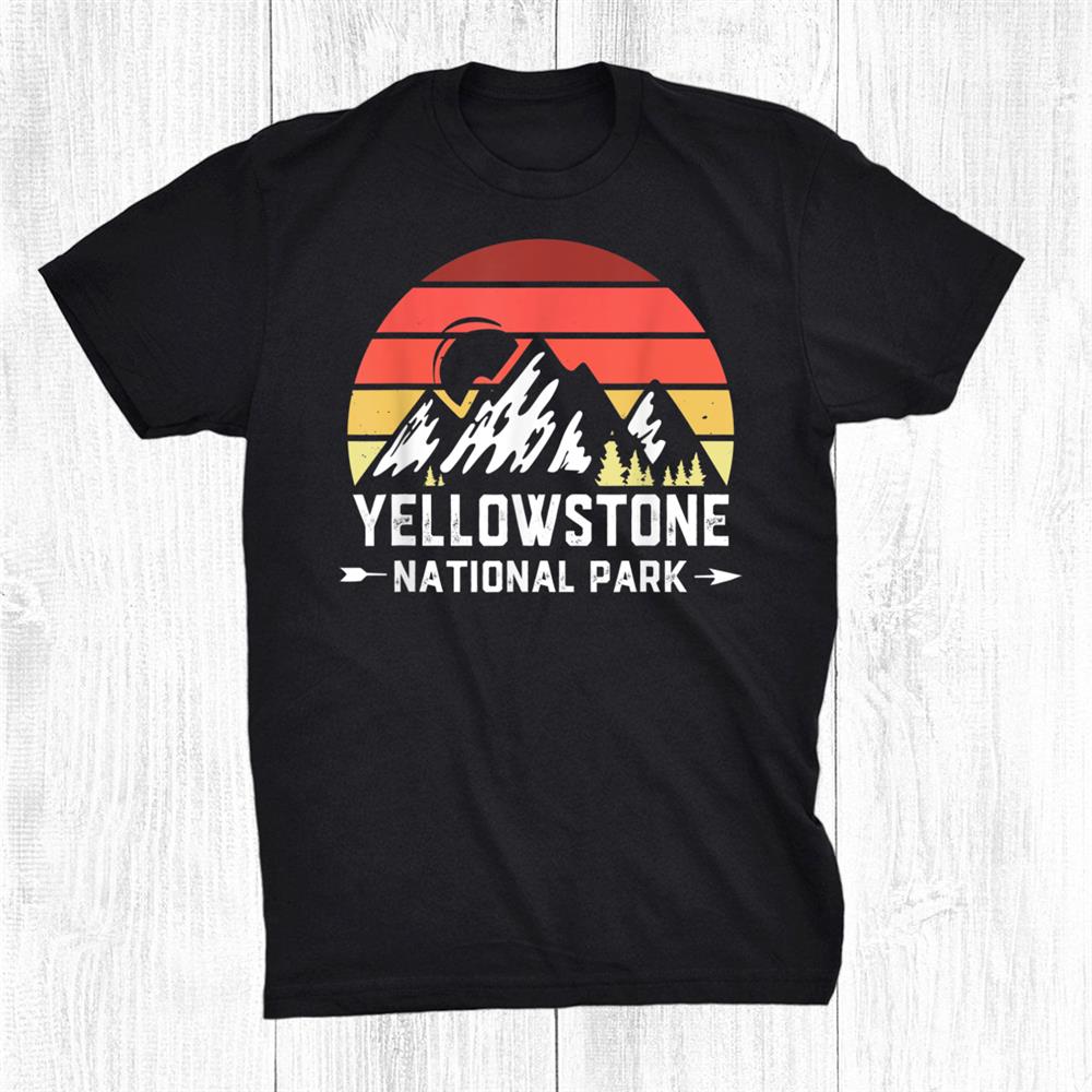 Yellowstone National Park Camping And Hiking Shirt