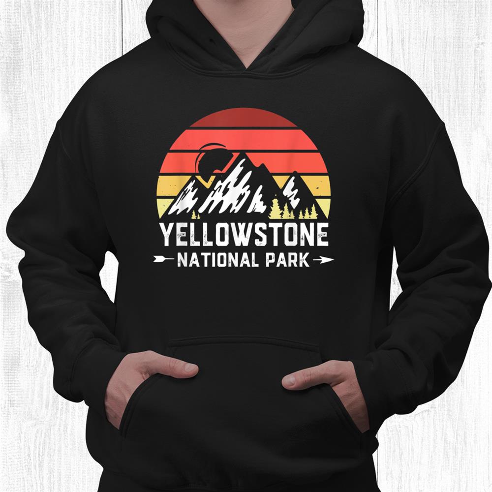 Yellowstone National Park Camping And Hiking Shirt