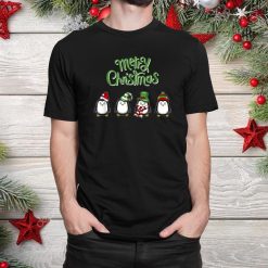 Black Penguin Costume Kidsfor Girls And Boy Merry Christmas Shirt