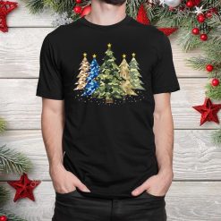 Camo Print Trees With Camouflage Print Christmas Shirt