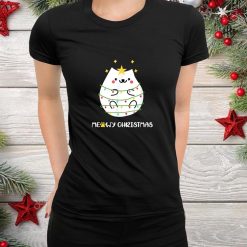 Cat Lovers Funny Merry Christmas Shirt