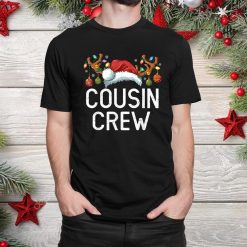 Cousin Crew Christmas Santa Hat Reindeer Matching Pajama Gif Shirt