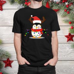Cute Christmas Pajama Penguin Shirt Cool Penguin Bird Love Shirt