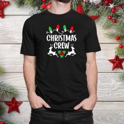Cute Family Christmas Crew Matching Pajama Lights Shirt