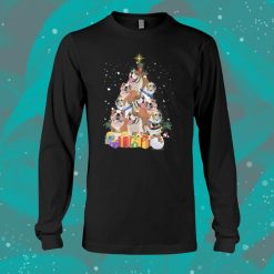 English Bulldogshirt Christmas Tree Is Made Up Of Bulldogs And Shirt