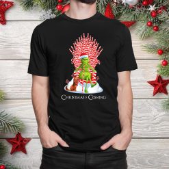 G.rinch Is Coming Candy Cane Throne Funny Christmas Parody Shirt
