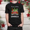 Hanging With My Gnomies Christmas Santa Gnome Red Truck Xmas Shirt