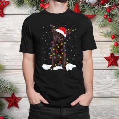 Labrador Retriever Dog Chocolate Lab Lover Christmas Shirt