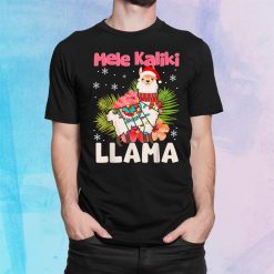 Mele Kaliki Llama Christmas Mele Kalikimaka Llama Lover Shirt