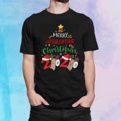 Merry Quarantine Christmas Pajamas Matching Family Shirt