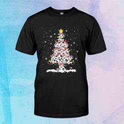 Ph Funny Cow Christmas Tree Pajama Matching Costume Shirt