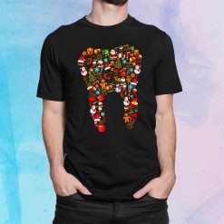 Santa Christmas Tooth Dentist Dental Assistant Xmas Shirt