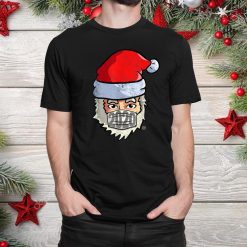Santa Claus With Mask Funny Christmas Shirt