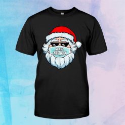 Santa Wearing Mask Quarantine Christmas Shirt