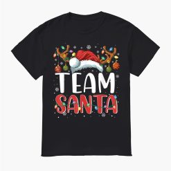 Team Santa Reindeer Christmas Matching Family Pajamas Shirt