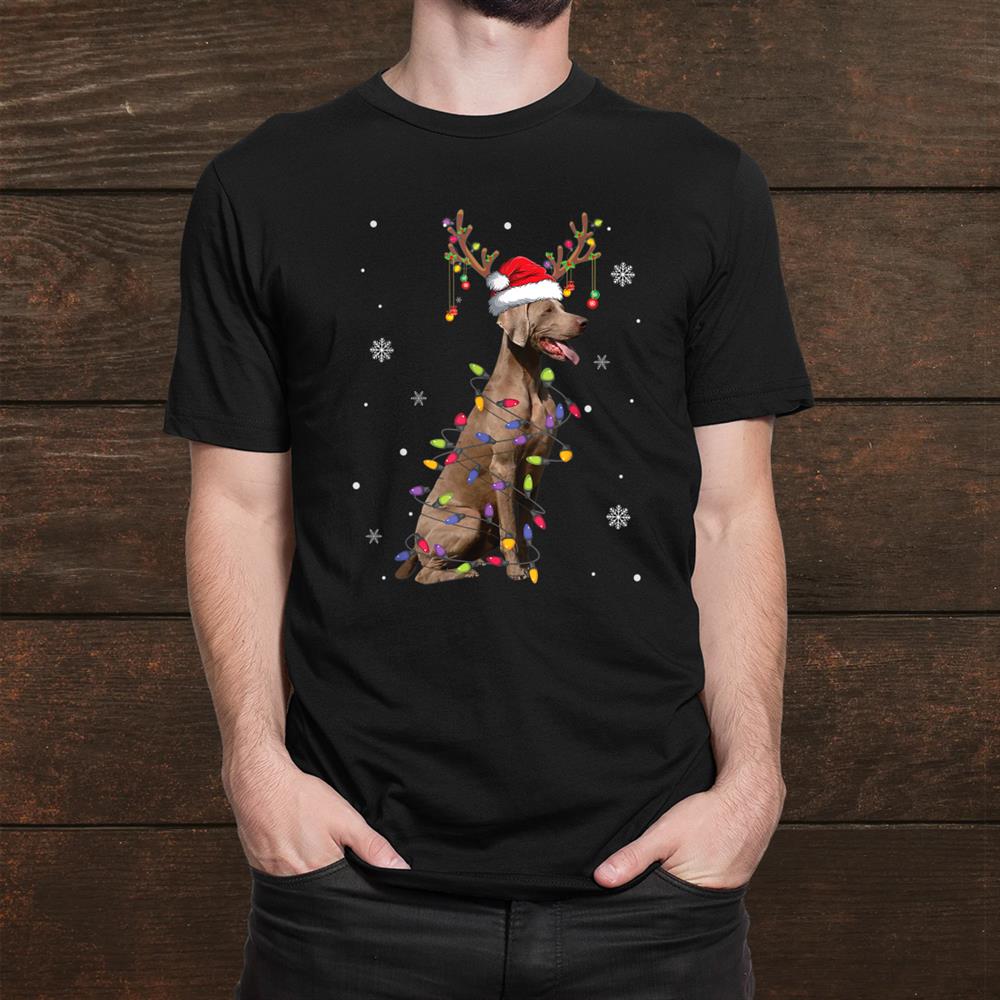 Weimaraner Christmas Tree Xmas Shirt